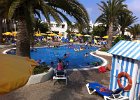 The main pool. FULL of kids and families. That's why we walked to the beach :-)